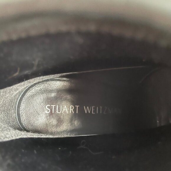 Stuart Weitzman Black Glove Tie-Back Ankle Boots - 5.5, made in Spain 🇪🇸 - Picture 8 of 14